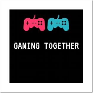 Gaming Together Posters and Art